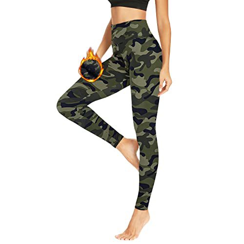 Samt Gepolsterte Leggings Hohe Taille Warme Wandern Workout