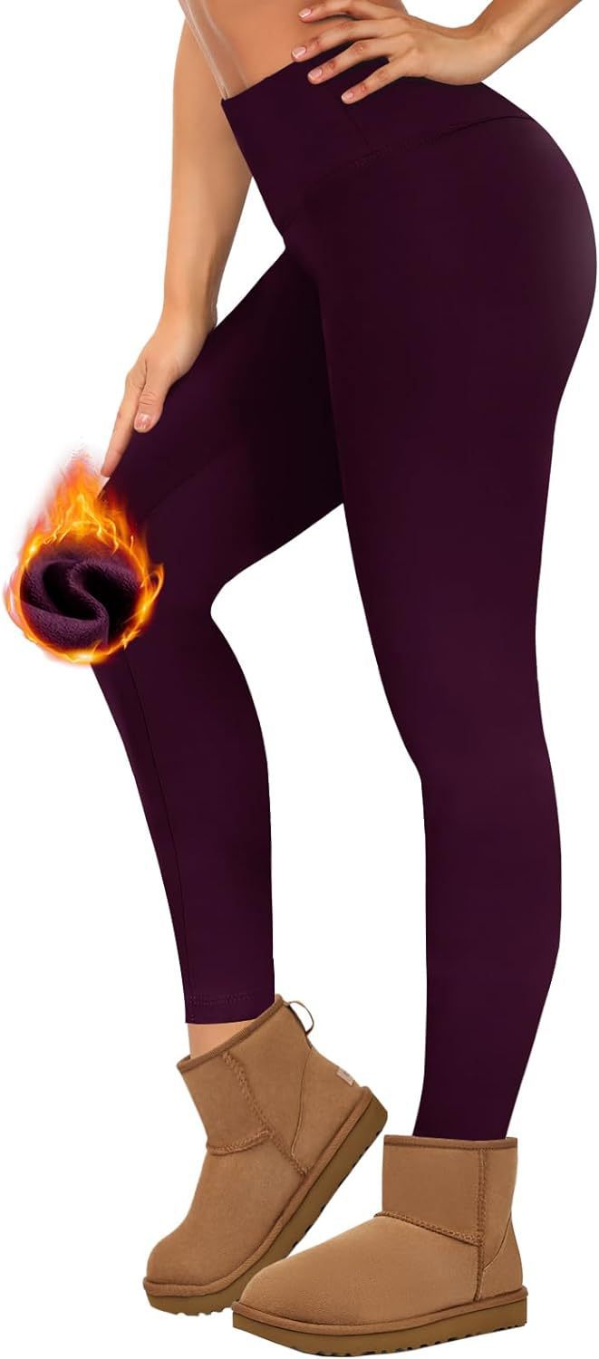 Samt Gepolsterte Leggings Hohe Taille Warme Wandern Workout